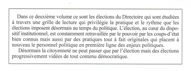 N°229 : Aspects de la vie politique de l’Ouest intérieur à l’époque de la transition directoriale : l’exemple ornais 2e partie par S. DENYS-BLONDEAU