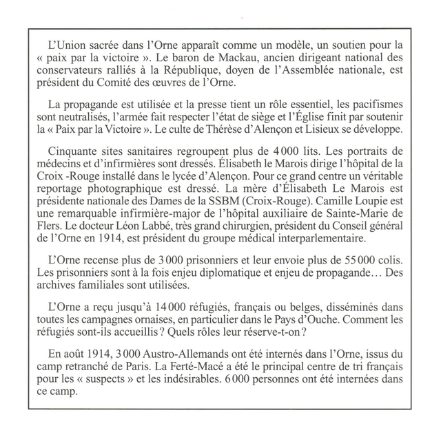 N°291 à 294 : L’Orne et l’arrière (1914-1918) par G. BOURDIN