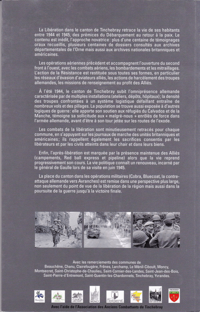 N°295-296 : La Libération du canton de Tinchebray (1944-1945) par M-H. BARRABÉ, S. ROBINE, G.VILLEROY