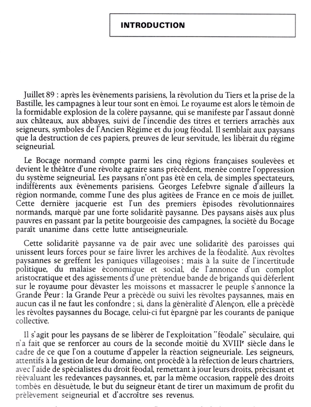 N°216 : Citadins et paysans en colère en 1789 par K. DULONG
