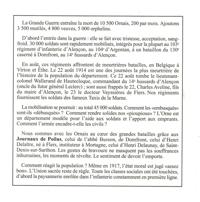 N°283 à 286 : Les Ornais face au feu par G. BOURDIN
