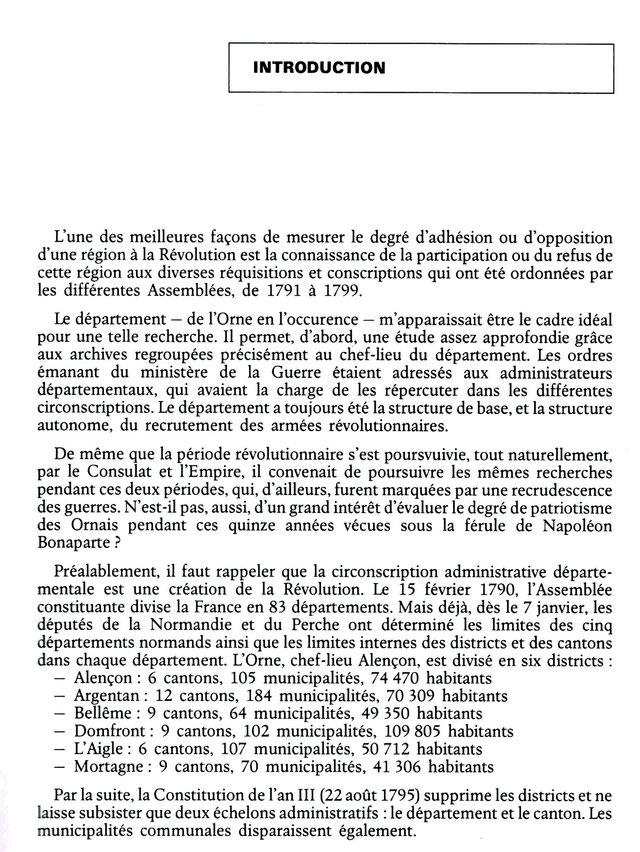 N°193 : Comment devenait-on soldat dans l’Orne (1789-1815) ? par F. L’HOSTIS