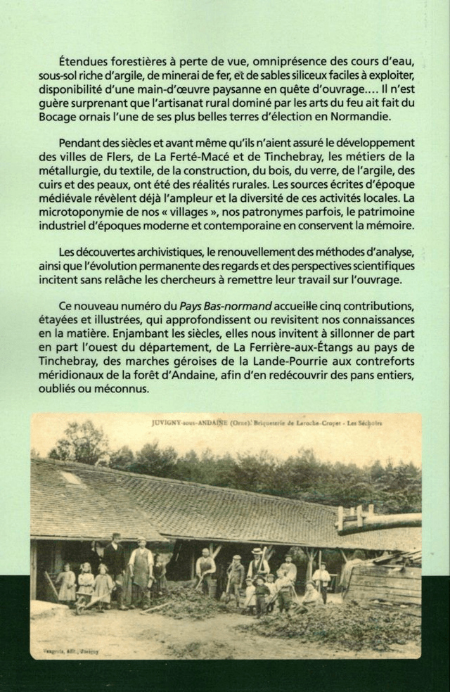 N°335-336 : Artisans du Bocage ornais. Du Moyen Âge aux années 1900