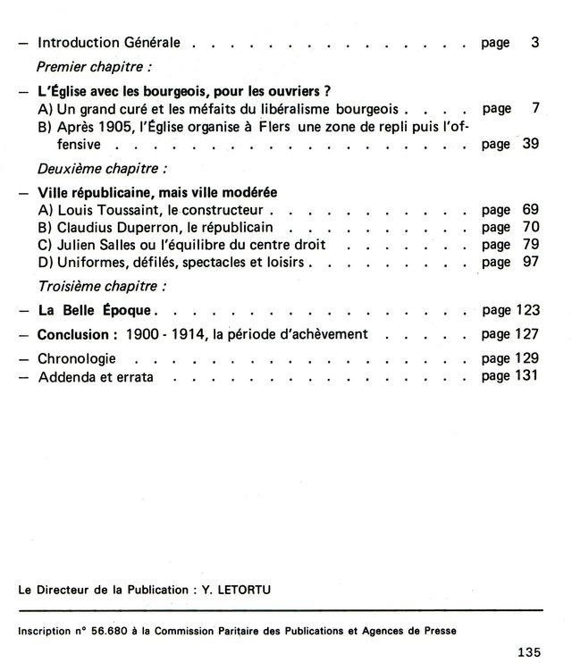 N°144 : Flers 1900-1914 ; tome 2 : une cordiale urbanité par G. BOURDIN