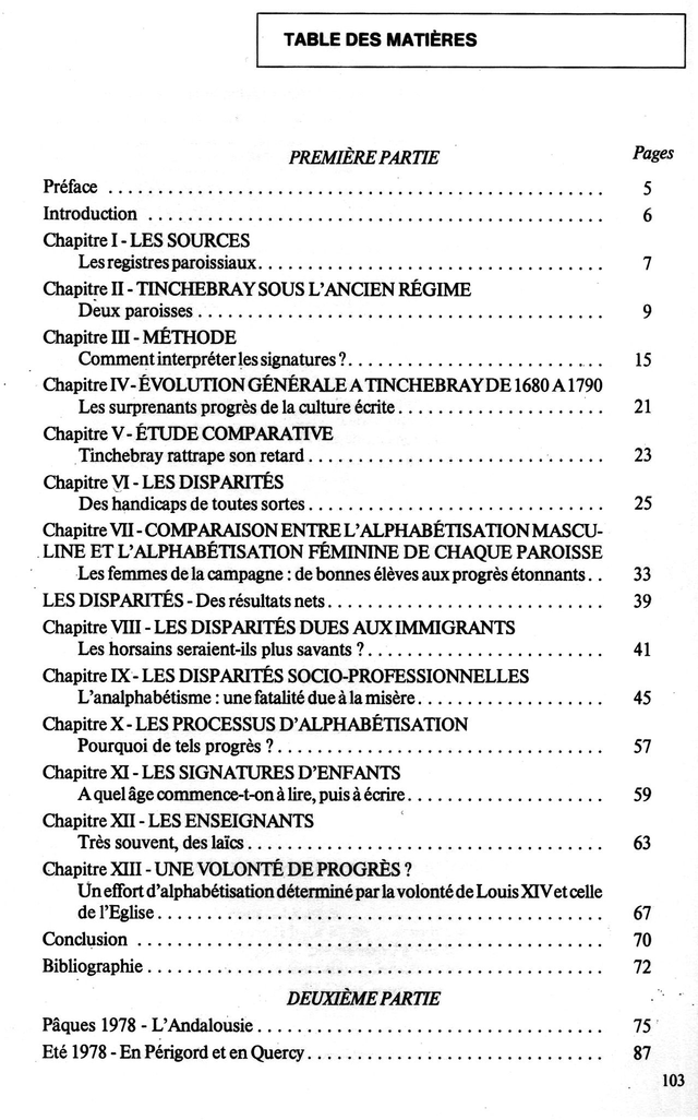 N°155 : L’alphabétisation à Tinchebray au XVIIIe siècle par S. ARRUTI