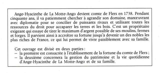 N°217 : Ange-Hyacinthe de La Motte-Ango 1719-1788 par E. LAMBERT